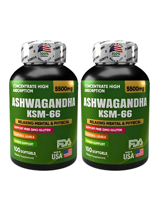 Ashwagandha Original KSM66 X 2 unidades
