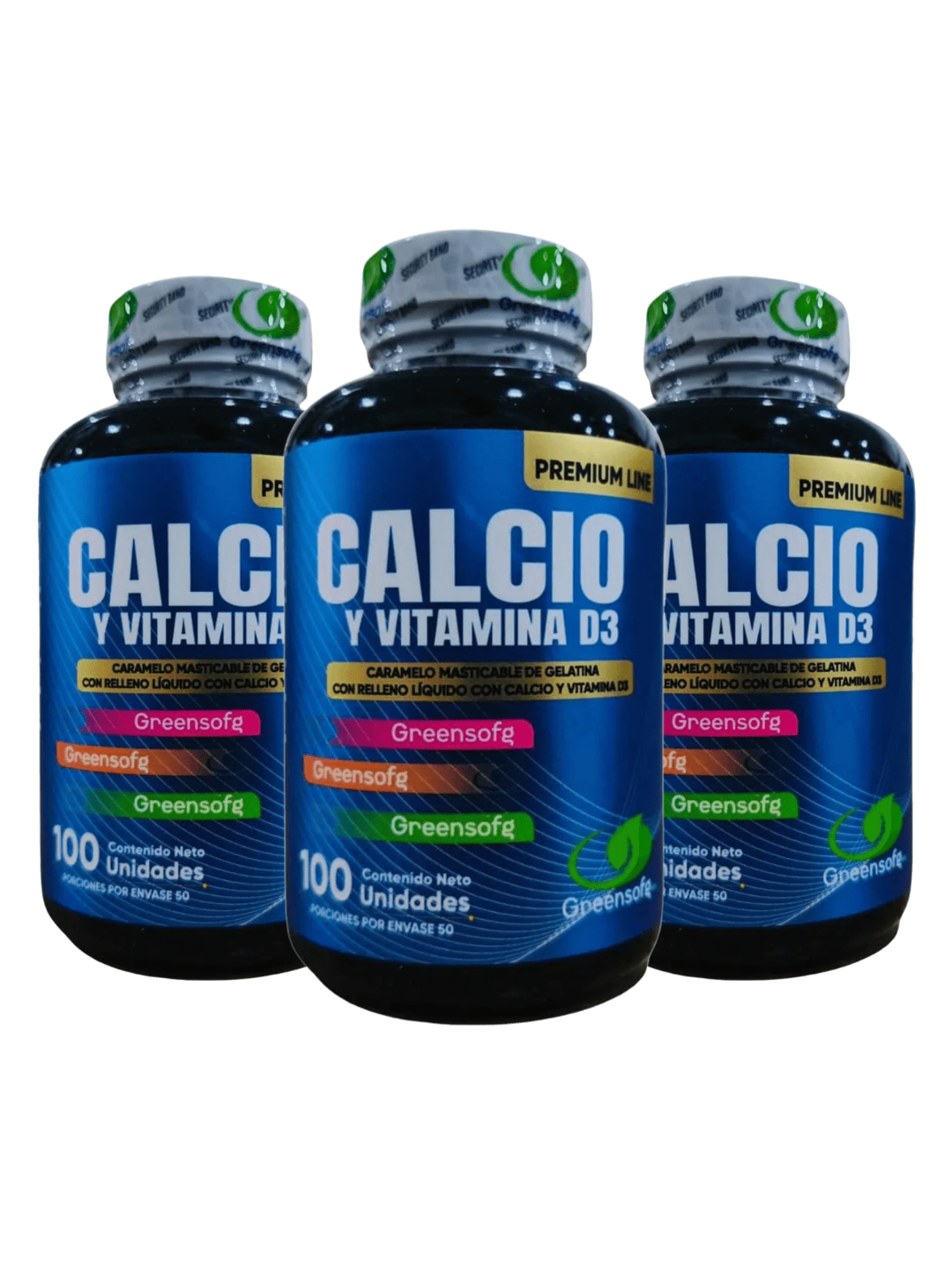 Calcio + Vitamina D3 X 3 unidades