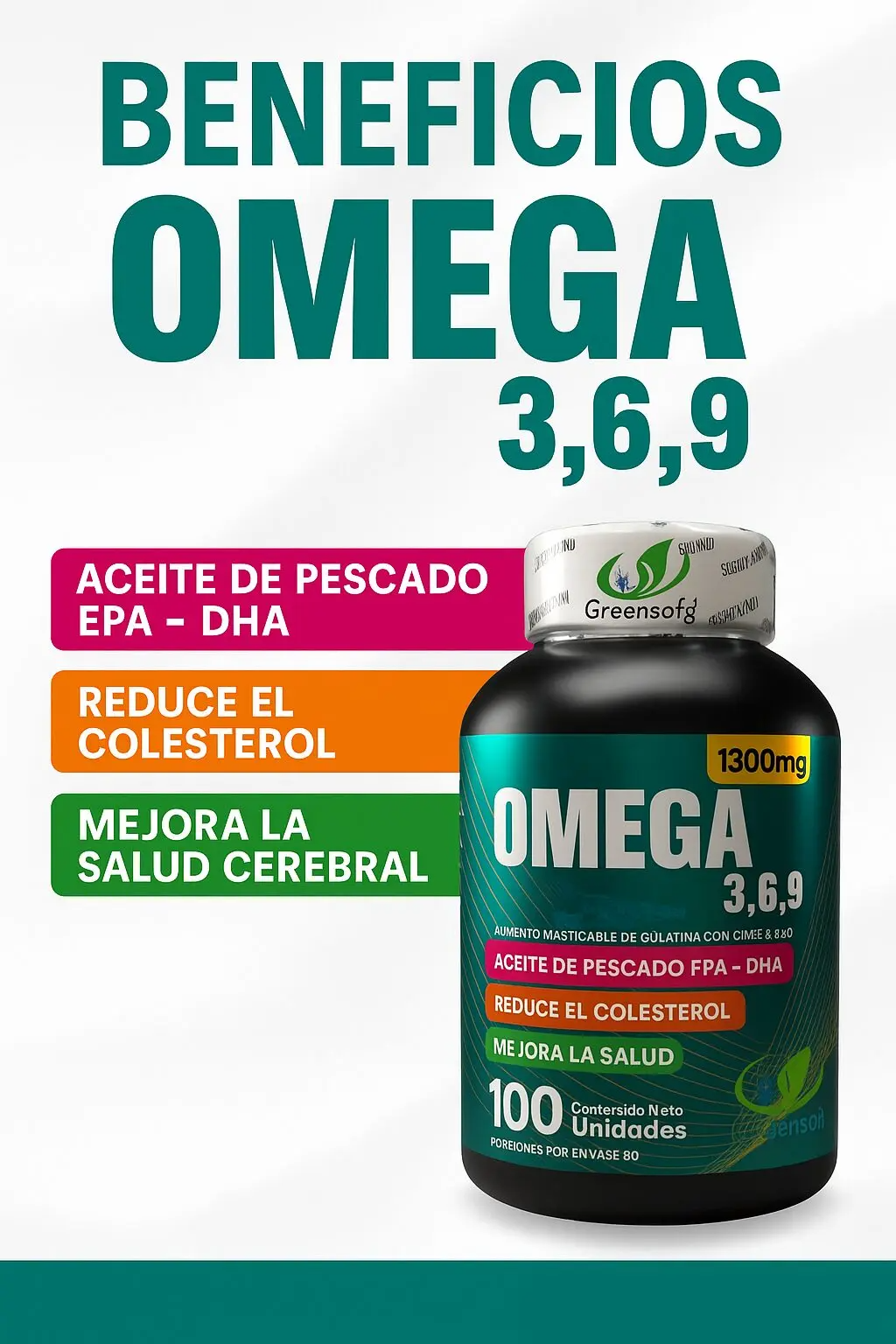 Omega 3, 6 y 9 X 3 unidades