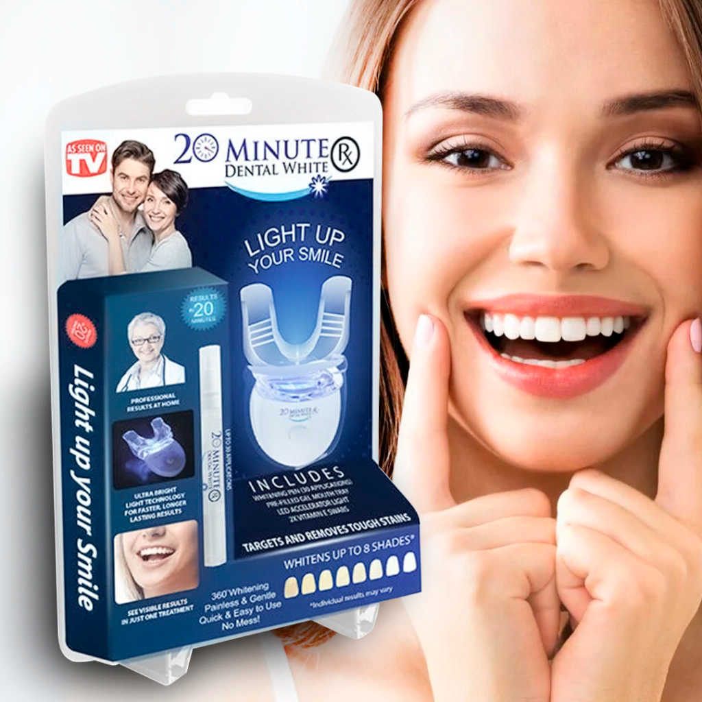Inventel - Kit Blanqueador De Dientes 20 minutos
