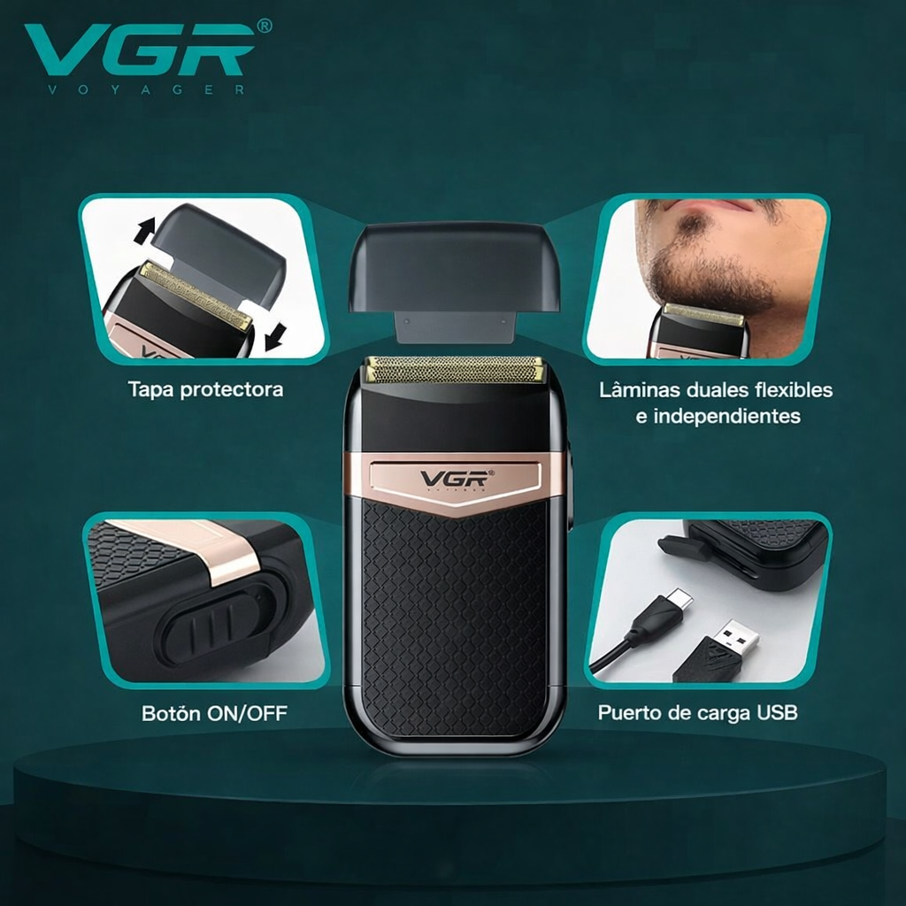 VGR V-331 - Afeitadora Eléctrica