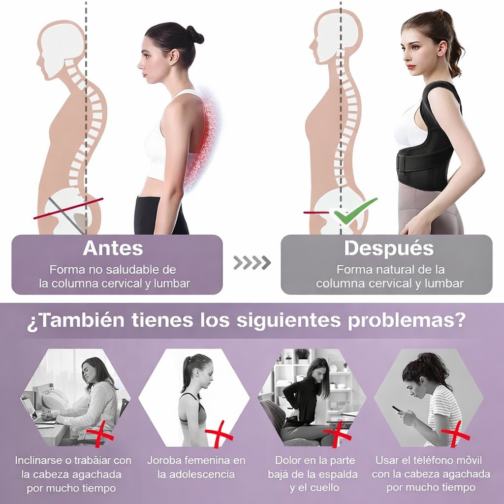 Chaleco Corrector De Postura Ortopédico