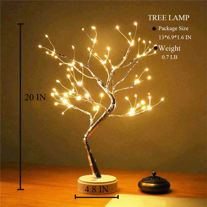 Lámpara Led de Árbol Bonsái