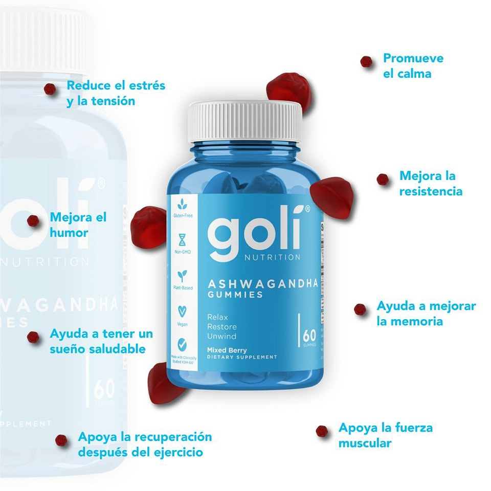 Gomitas Goli de Ashwagandha y Vitamina D