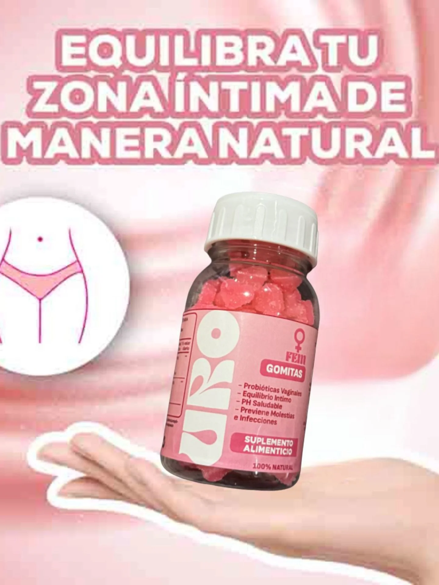 URO - Gomitas Probiótico Vaginal
