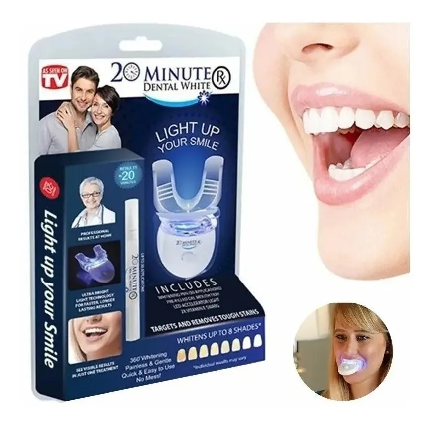 Inventel - Kit Blanqueador De Dientes 20 minutos