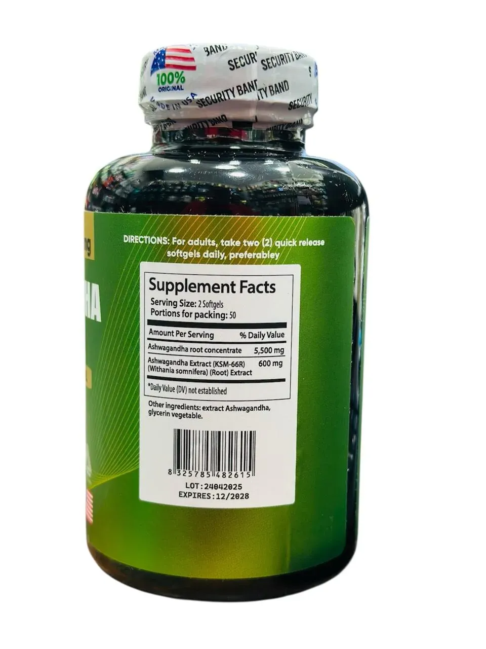 Ashwagandha Original KSM66 X 2 unidades