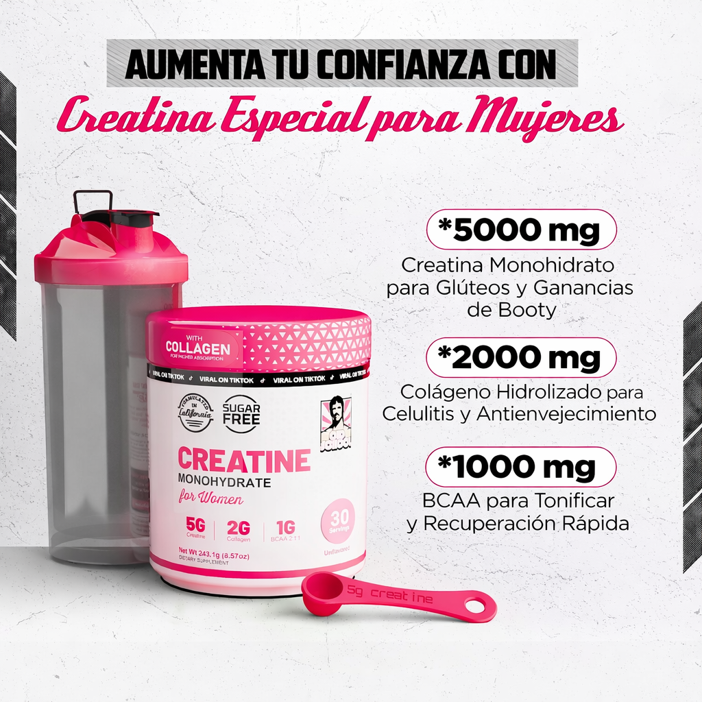 Old School - Creatina Para Mujeres X 1 unidad