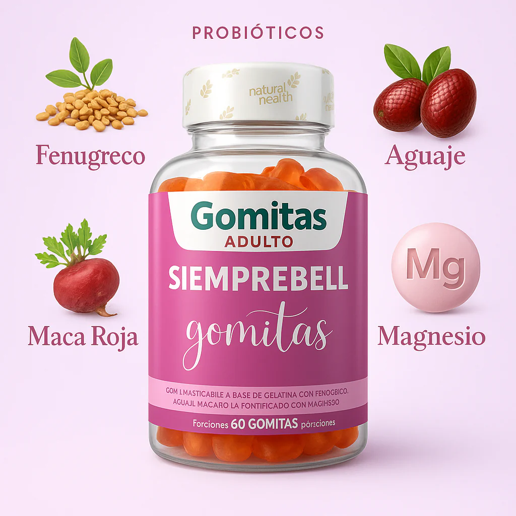 Gomitas Siemprebell X 2 unidades +  Colágeno Hidrolizado X 30 Cápsulas