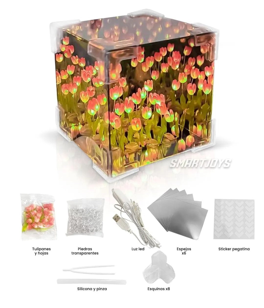 Lámpara de Tulipanes Multicolor