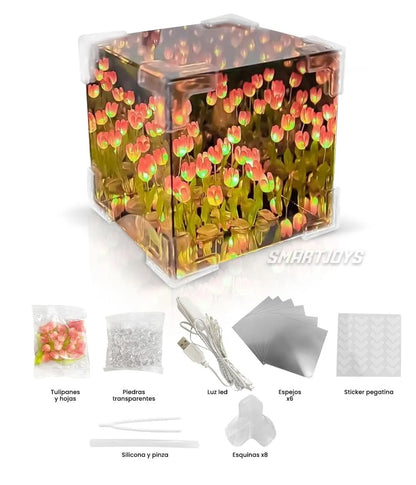 Lámpara de Tulipanes Multicolor