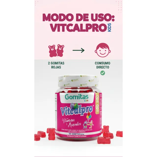 Gomitas Vitcalpro Kids