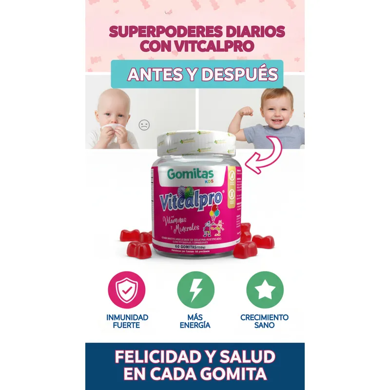 Gomitas Vitcalpro Kids