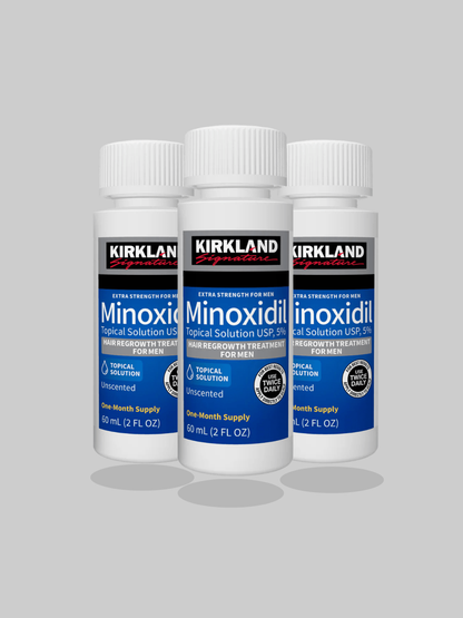 Minoxidil Kirkland 5% X 3 unidades