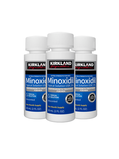 Minoxidil Kirkland 5% X 3 unidades