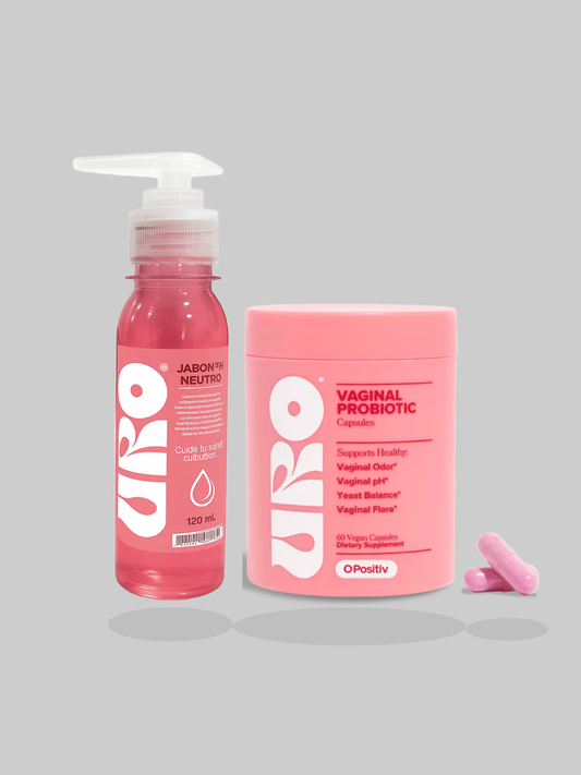 URO - Cápsulas Probióticos + Jabón Íntimo