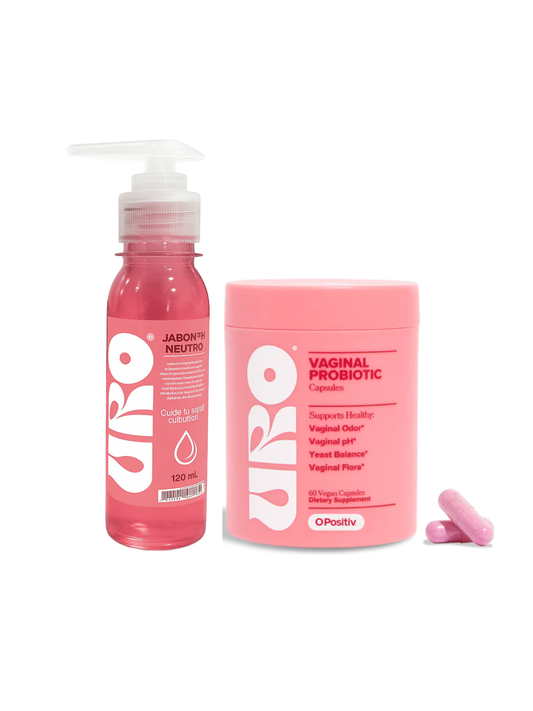 URO - Cápsulas Probióticos + Jabón Íntimo