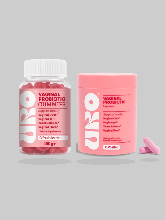 URO - Cápsulas Probiótico + Gomitas Probiótico Vaginal