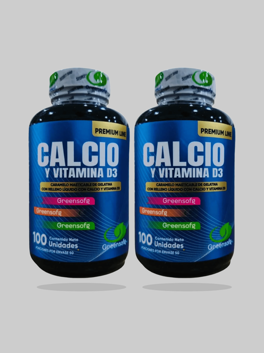 Calcio + Vitamina D3 X 2 unidades