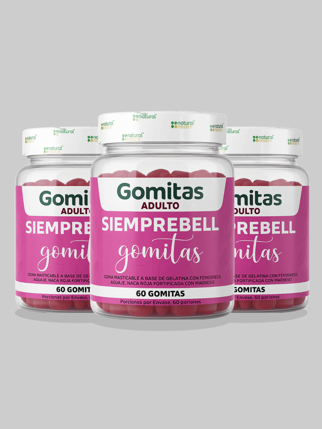 Gomitas Siemprebell Adulto X 3 unidades