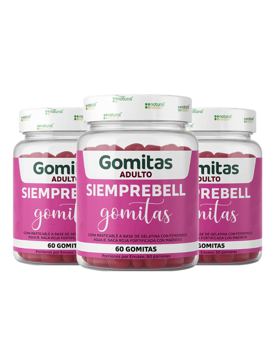 Gomitas Siemprebell Adulto X 3 unidades