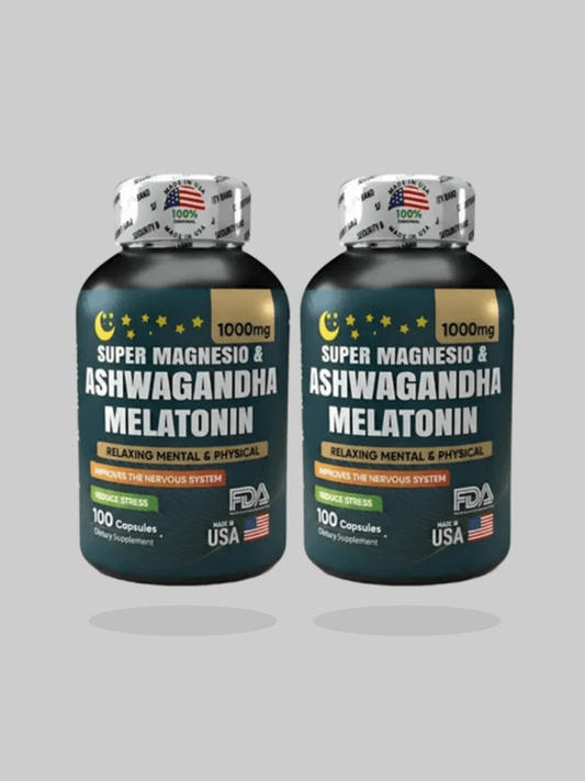 Super Magnesio + Melatonina + Ashwagandha X 2 unidades