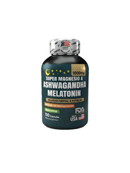 Super Magnesio + Melatonina +Ashwagandha