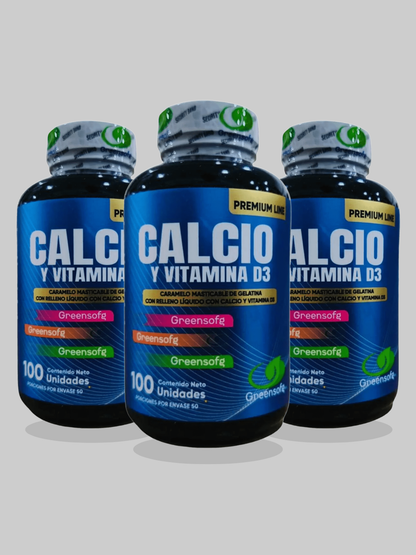 Calcio + Vitamina D3 X 3 unidades
