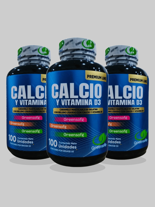Calcio + Vitamina D3 X 3 unidades