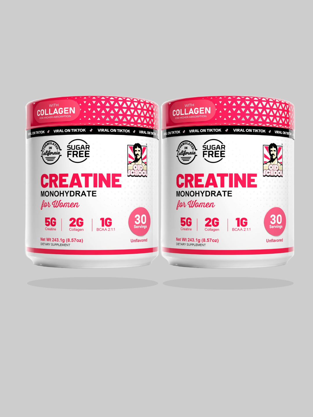 Old School - Creatina Para Mujeres X 2 unidades