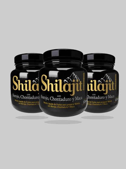 Shilajit en Jalea X 3 unidades
