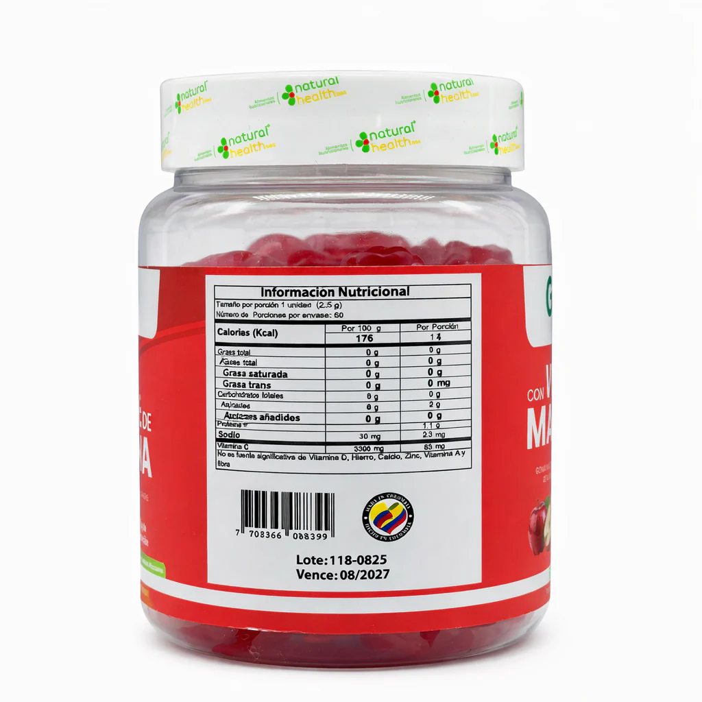 Gomitas Vinagre Manzana + Vitamina C