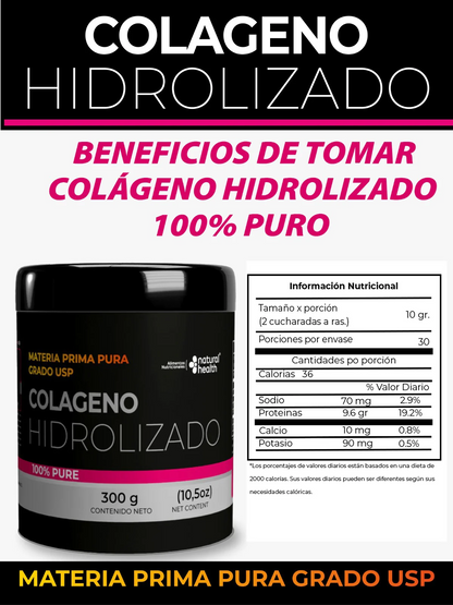 Natural Health - Colágeno Hidrolizado Puro