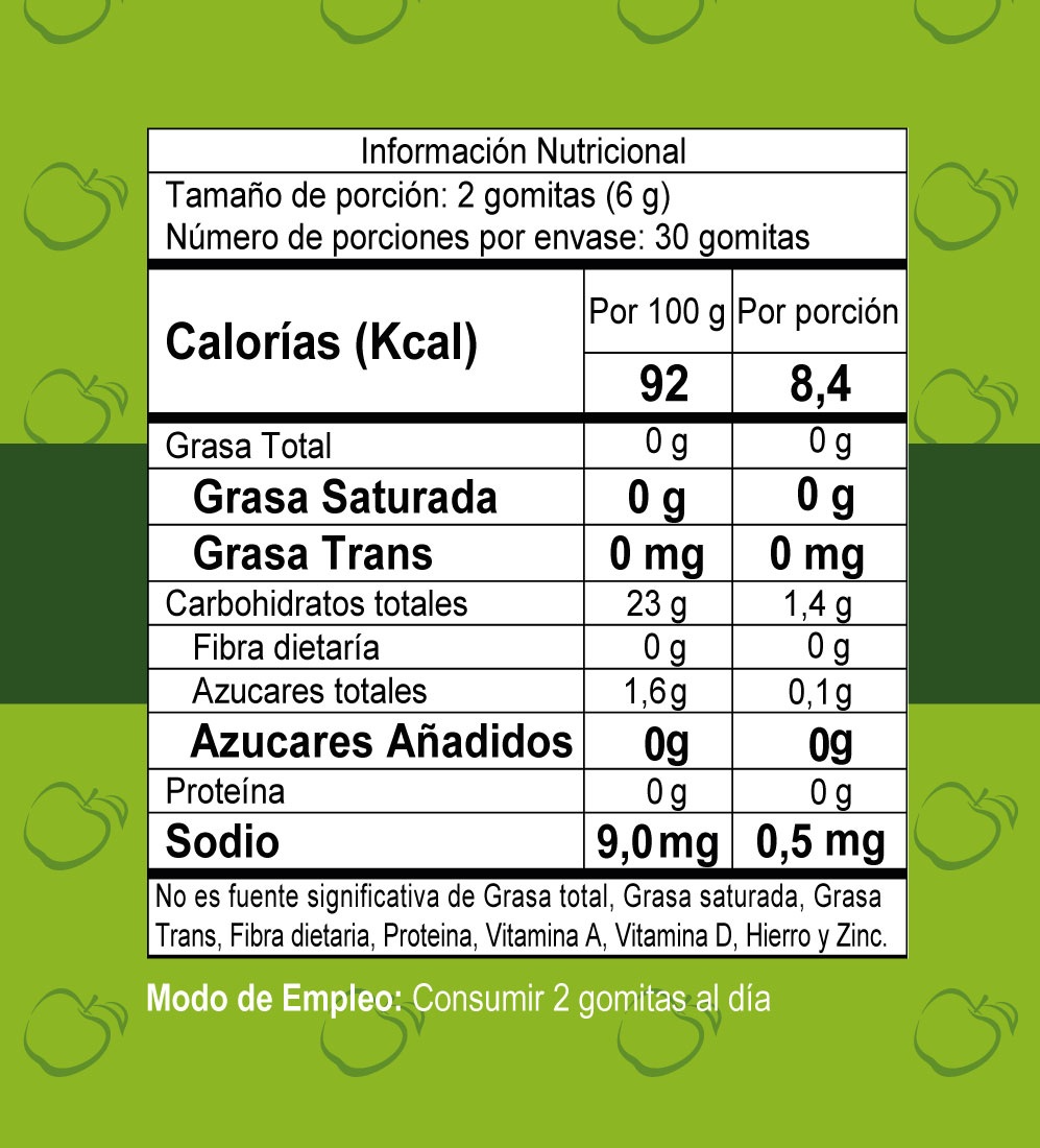 Gomitas Vinagre de Manzana