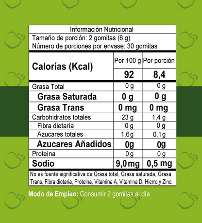 Gomitas Vinagre de Manzana