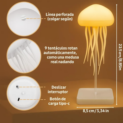 Lámpara de Medusa Relajante