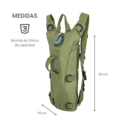 Morral con Bolsa de Hidratación