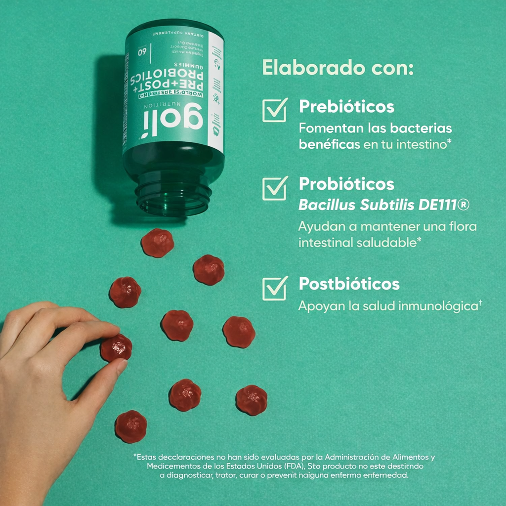 Gomitas Goli Hojas de Té Verde