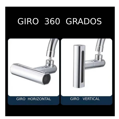 Adaptador Extensor Para Grifo 4 en 1 Giratorio 360°