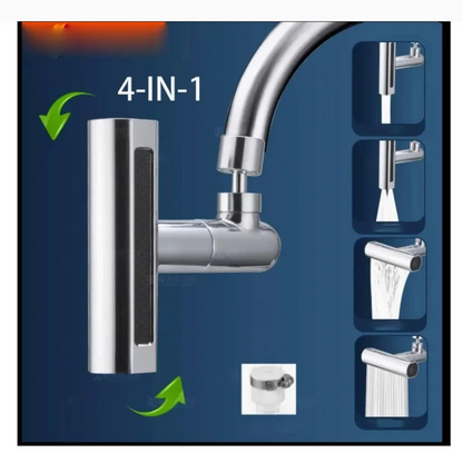 Adaptador Extensor Para Grifo 4 en 1 Giratorio 360°